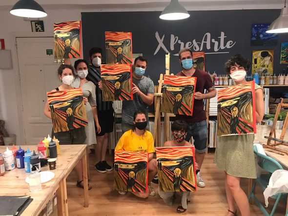Soamee's team at a teambuilding event
